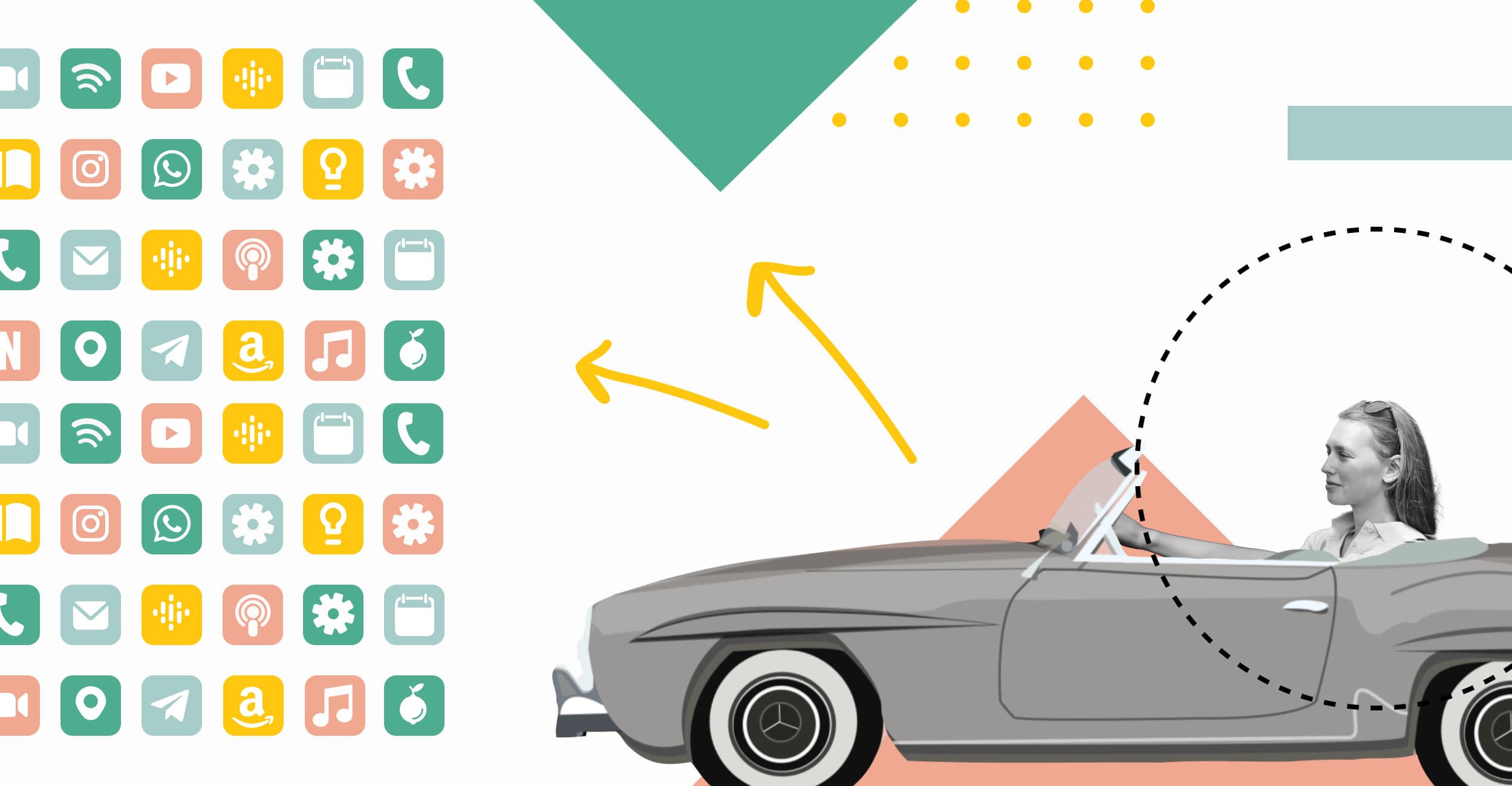 Mobile infotainment applications for smart cars