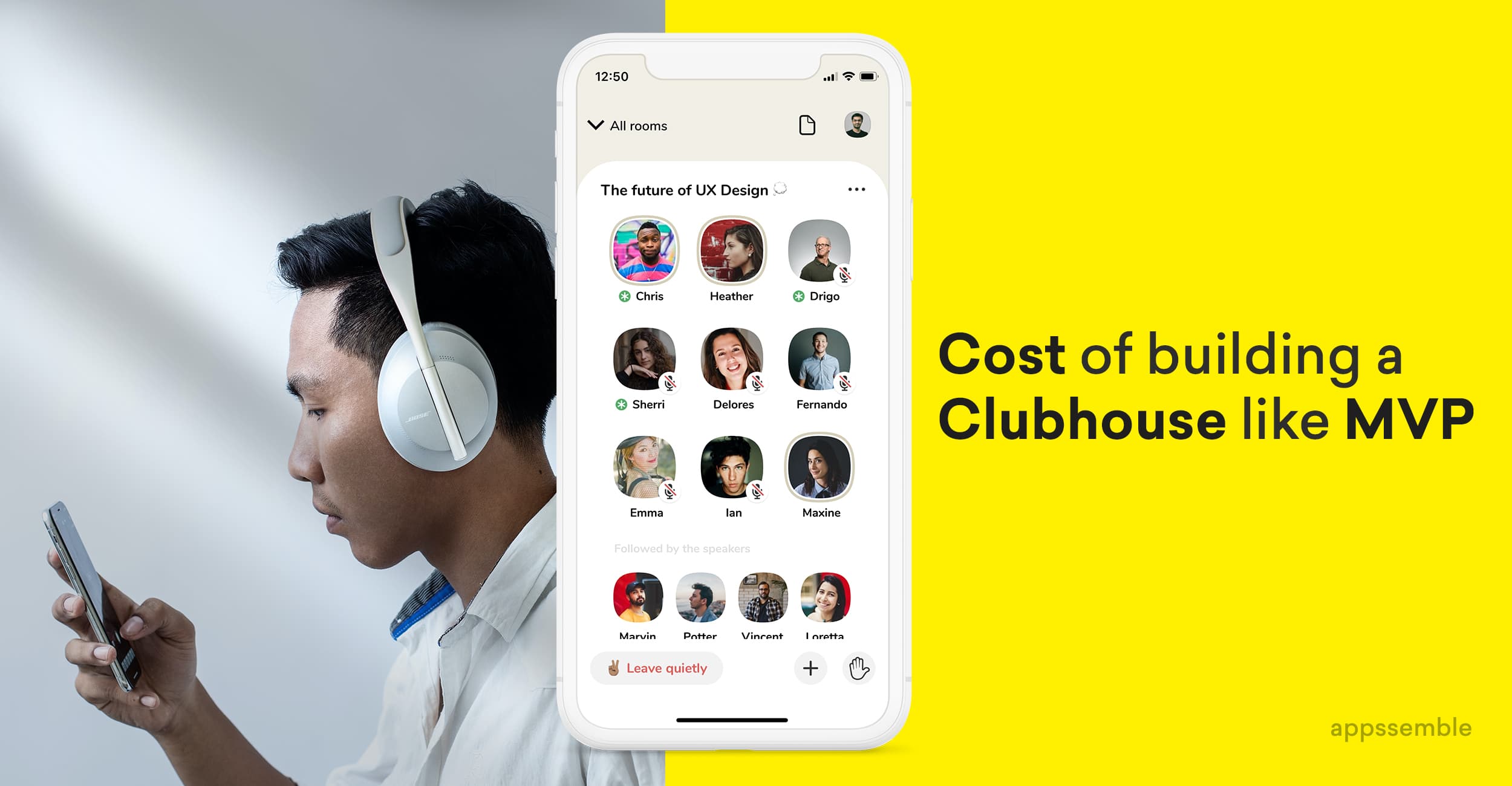 How much does it cost to develop a Clubhouse like MVP?